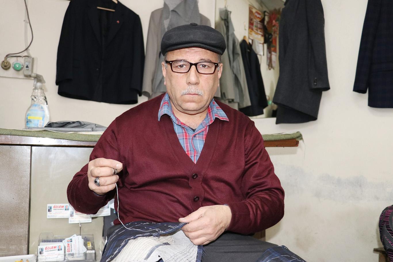 "Yarım asırdır iğne iplik elimden düşmedi" "Yarım asırdır iğne iplik elimden düşmedi"